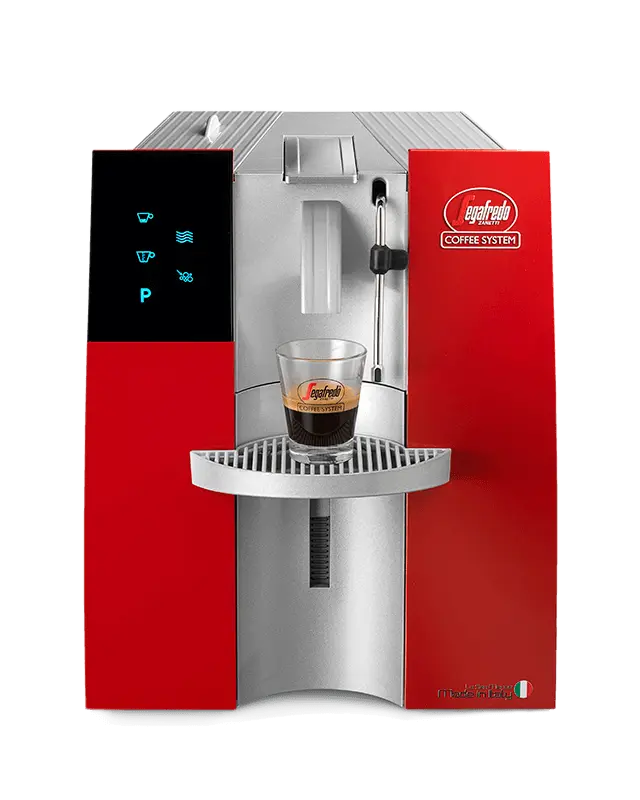 מכונת קפה לעסק NEWSZ עם מקציף בצבע אדום